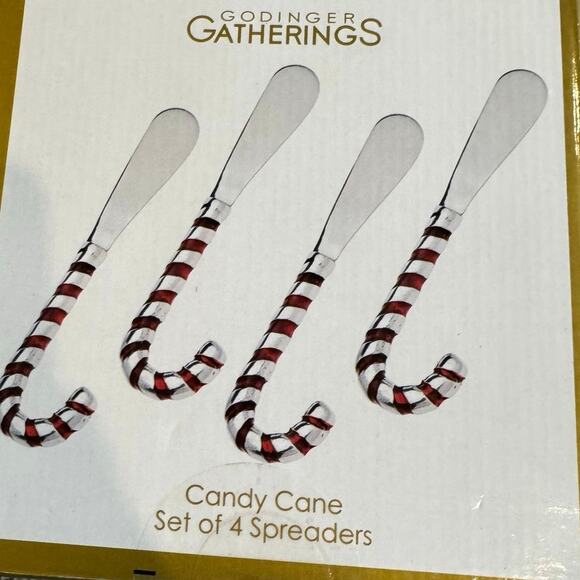 Godinger
Candy Cane 4 Piece Cake Knife and Server Set - Picture 2 of 3